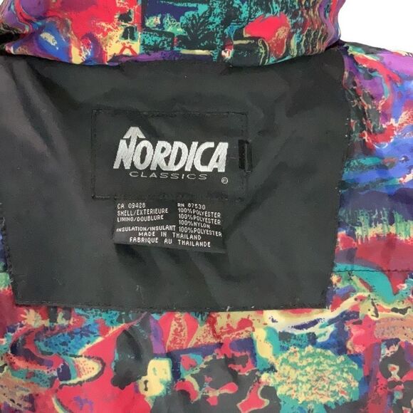 Nordica Classics Womens Vintage 1996 Insulated Full Zip Snap Ski Jacket Size Sm - Picture 11 of 15